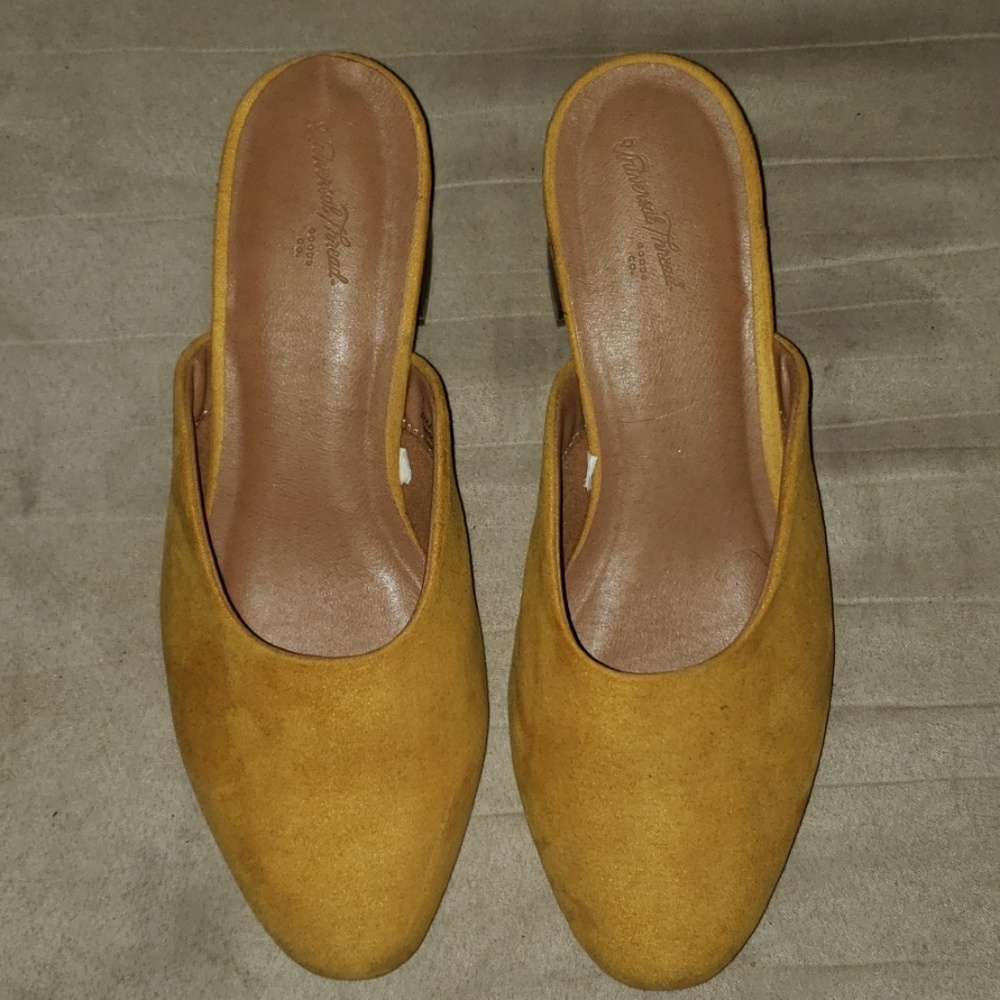 Mustard Yellow Mules
